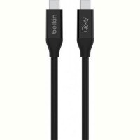 Кабель Belkin USB Type-C-USB Type-C, 40Gbps, 100W, 0.8м, Black (INZ001BT0.8MBK)