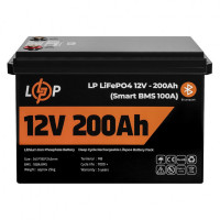 Аккумуляторная батарея LogicPower 12V 200 AH (2560Wh) для ИБП (Smart BMS 100А) LiFePO4