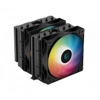 Кулер процессорный DeepCool AG620 BK ARGB (R-AG620-BKANMN-G-2), Intel: 2066/2011-3/2011/1700/1200/1151/1150/1155/1156, AMD: AM5/AM4, 129х136х157 мм, 4-pin