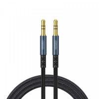 Аудио-кабель Joyroom 3.5 мм - 3.5 мм (M/M), 1 м, черный (SY-10A1)