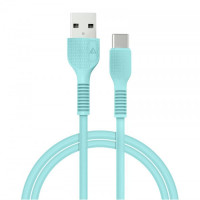 Кабель ACCLAB AL-CBCOLOR-T1MT USB-USB Type-C 1.2м Mint (1283126518256)