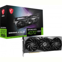 Видеокарта GF RTX 4070 Ti Super 16GB GDDR6X Gaming X Slim MSI (GeForce RTX 4070 Ti SUPER 16G GAMING X SLIM)