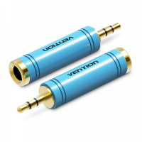 Адаптер Vention 6.35 мм - 3.5 мм (M/F), голубой (VAB-S04-L)