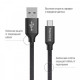 Кабель ColorWay USB-USB-C, 2м Black (CW-CBUC008-BK)