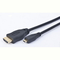 Кабель Cablexpert HDMI - micro-HDMI V 2.0 (M/M), 1.8 м, черный (CC-HDMID-6) пакет