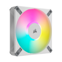 Вентилятор Corsair AF120 RGB Elite White (CO-9050157-WW), 120x120x25мм, 4-pin PWM, белый