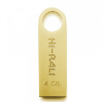 Флеш-накопитель USB 4GB Hi-Rali Shuttle Series Gold (HI-4GBSHGD)