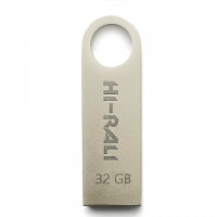 Флеш-накопитель USB 32GB Hi-Rali Shuttle Series Silver (HI-32GBSHSL)