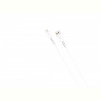 Кабель SkyDolphin S07L TPE High Elastic Line USB - Lightning 1м, White (USB-000593)