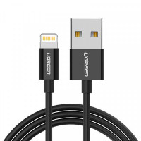Кабель Ugreen US155 USB - Lightning, 2м, Black (80823)