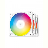 Вентилятор DeepCool FC120 3 IN 1 White, 120x120x25мм, 4pin, белый