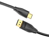 Кабель Vention DisplayPort - USB Type-C (M/M), 1 м, Black (CGYBF)