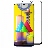 Защитное стекло для Samsung Galaxy M21 SM-M215/M31 SM-M315/M30s SM-M307/F41 SM-F415 Black, 0.3мм, 4D ARC, Люкс (Z15258)