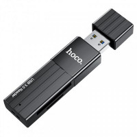 Кардридер USB3.0 Hoco HB20 Black (HB20U3)