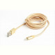 Кабель Cablexpert (CCB-mUSB2B-AMLM-6-G) USB 2.0 - Lightning, 1.8м, золотистый