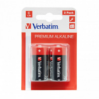 Батарейка Verbatim Alkaline C/LR14 BL 2шт