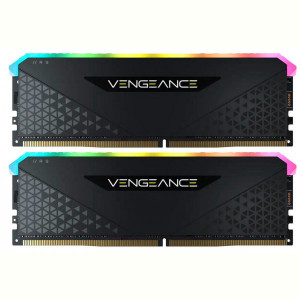 Модуль памяти DDR4 2x16GB/3600 Corsair Vengeance RGB RS Black (CMG32GX4M2D3600C18)