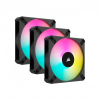 Вентилятор Corsair AF120 RGB Elite Triple Pack (CO-9050154-WW), 120x120x25мм, 4-pin PWM, черный