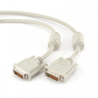 Кабель Cablexpert DVI - DVI (M\M), Dual link 24/24, 3 м, белый (CC-DVI2-10)