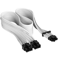 Кабель-переходник Corsair Premium Individually Sleeved 12+4pin PCIe Gen 5 12VHPWR 600W cable, Type 4, WHITE (CP-8920332)