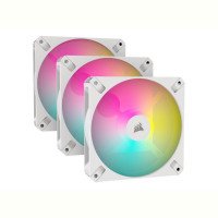 Вентилятор Corsair iCUE AR120 Digital RGB 120mm PWM Fan Triple Pack White (CO-9050169-WW), 120x120x25мм, 4-pin PWM, белый