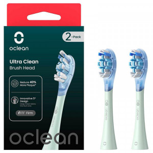 Насадка для зубной электрощетки Oclean UC01 G02 Ultra Clean Brush Head Green (2 шт) (6970810553512)
