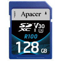 Карта памяти SDXC 128GB UHS-I/U3 Class 10 Apacer (AP128GSDXC10U7-R)