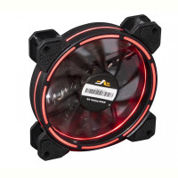 Вентилятор Frime Iris LED Fan Think Ring Red (FLF-HB120TRR16), 120х120х25 мм, 3-pin Molex, Black