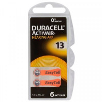 Батарейка Duracell Activair 13 BL 6 шт (для слуховых аппаратов)
