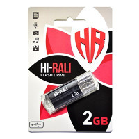 Флеш-накопитель USB 2GB Hi-Rali Corsair Series Черное (HI-2GBCORBK)