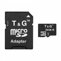 Карта памяти MicroSDHC  32GB UHS-I U3 Class 10 T&G + SD-adapter (TG-32GBSD10U3-01)