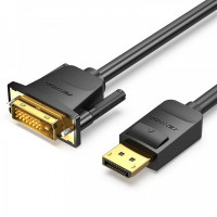 Кабель Vention DisplayPort - DVI (M/M), 1 м, Black (HAFBF)