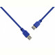 Кабель ProLogix USB - USB V 3.0 (M/F), 1.8 м, синий (PR-USB-P-11-30-18m)