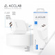 Зарядное устройство AccLab AL-TC224 2хUSB 5В/2,4A/12W White (1283126538834)