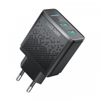Зарядное устройство Luxe Cube 2USB 2.4А Smart Black (8889998898996)