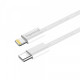 Кабель ColorWay Lightning + USB Type-C (M/M), 3.0 А, 1 м, Grey (CW-CBPDCL061-GR)
