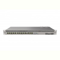 Маршрутизатор MikroTik RB1100AHx4 Dude Edition (RB1100Dx4) (13xGE, 4x1,4GHz/1Gb, ARM 32Bit, PoE In, 60Gb SSD)