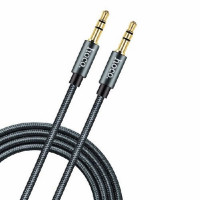 Аудио-кабель Hoco UPA03 3.5мм-M/3.5 мм-M, 1м, Black (6957531051565)