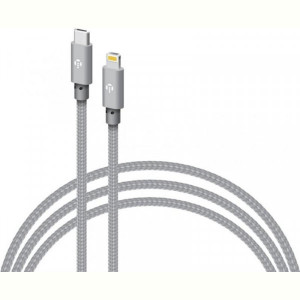 Кабель Intaleo CBGNYTL1 USB Type-C-Lightning 1м 30W Grey (1283126559587)