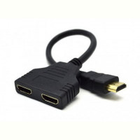 Кабель-разветвитель Cablexpert HDMI - 2хHDMI (M/F), 0.3 м, Black (DSP-2PH4-04)