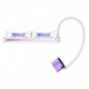 Система водяного охлаждения ID-Cooling Pinkflow 240 Diamond Purple, Intel: 2066/2011/1700/1200/1151/1150/1155/1156, AMD: AM5/AM4, 274x120x27 мм, 4-pin