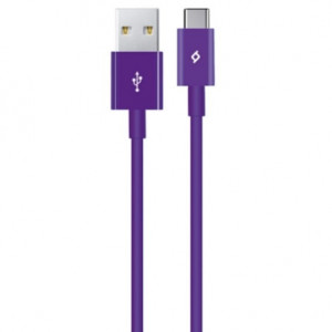 Кабель Ttec (2DK12MR) USB - Type-C 1.2м, Purple