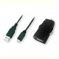Автомобильное зарядное устройство Global MSH-SC-031 (1USBx2.1A) Black (1283126445767) + кабель microUSB