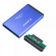 Внешний карман Gembird для подключения SATA HDD 2.5", USB 3.0, Blue (EE2-U3S-2-B)