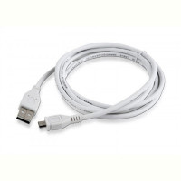 Кабель Cablexpert USB - Micro USB V 2.0 (M/M), 1.8 м, белый (CCP-mUSB2-AMBM-6-W)