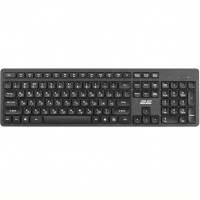 Клавиатура беспроводная 2E KS260 WL EN/UKR Black (2E-KS260WB)