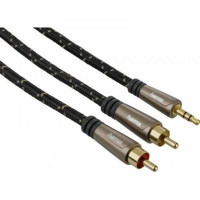 Аудио-кабель Hama (00122258) mini-jack 3.5мм(M)-mini-2хRCA(M), 1.5м Black