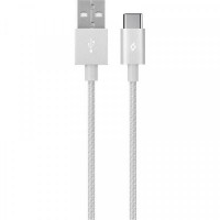 Кабель Ttec AlumiCable USB - USB Type-C (M/M), 1.2 м, Silver (2DK18G)