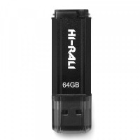 Флеш-накопитель USB 64GB Hi-Rali Stark Series Black (HI-64GBSTBK)