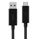 Кабель Belkin USB3.1-USB Type-C, 1м Black OEM (F2CU029bt1M-BLK-OEM)